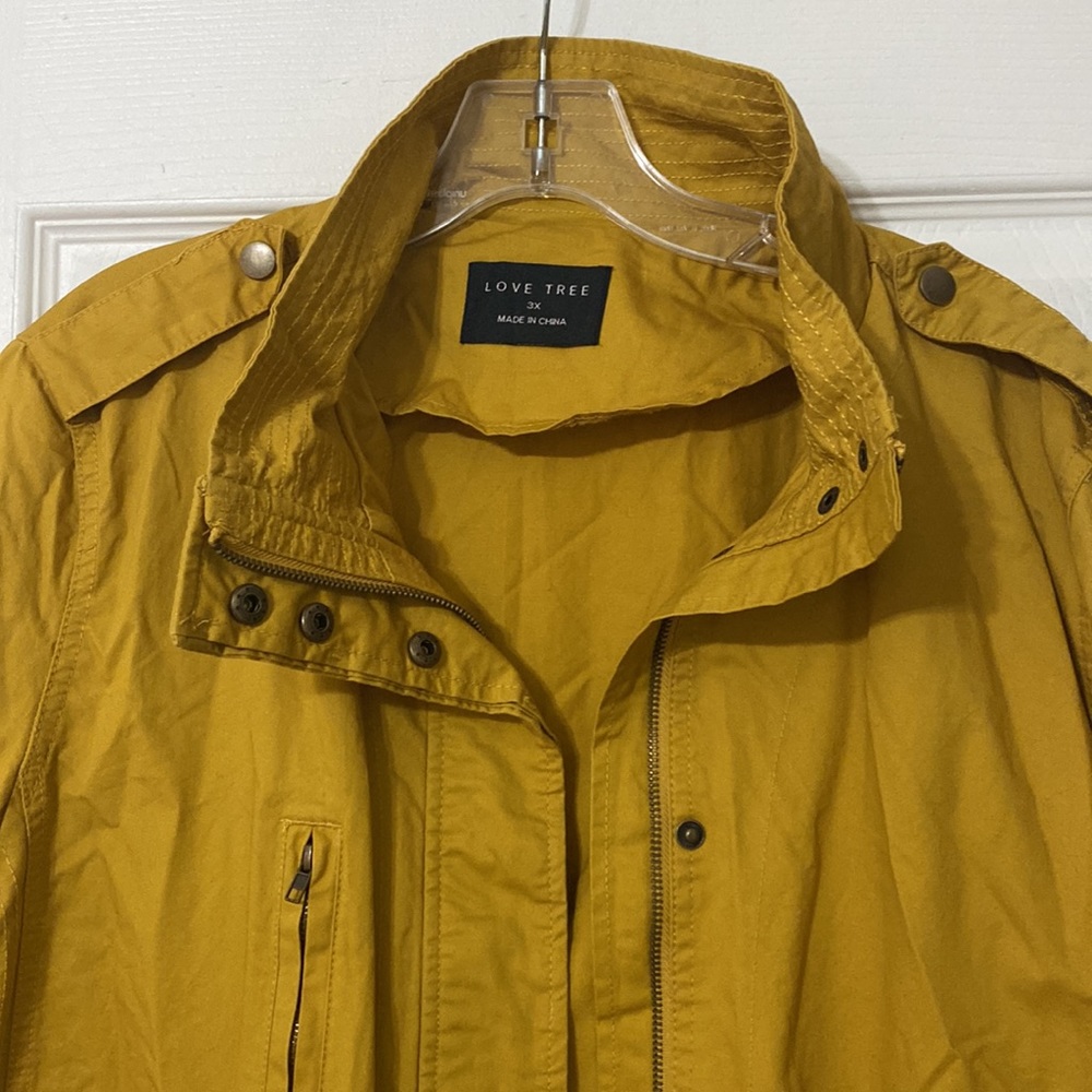 Mustard yellow utility jacket - Picture 3 of 3